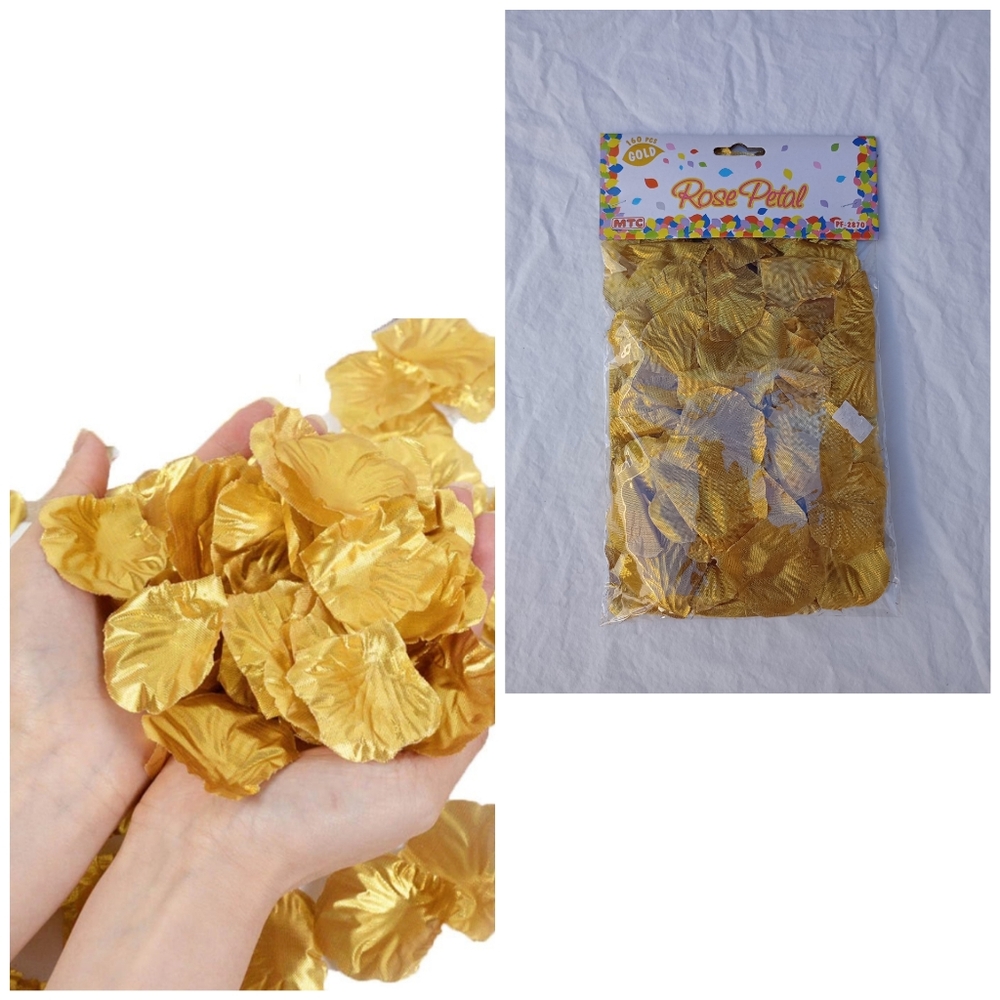 Gold Rose Petals for Decoration Wedding Holiday Special Events Any Occasion